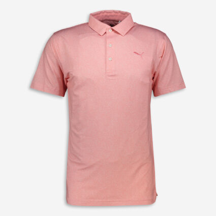 Pink Cloudspun Golf Polo Shirt - Image 1 - please select to enlarge image