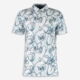 White Cloudspun Stems Polo Shirt  - Image 1 - please select to enlarge image