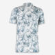 White Cloudspun Stems Polo Shirt  - Image 2 - please select to enlarge image