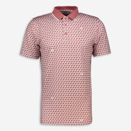 Red MATTR Love H8 Golf Polo Shirt - Image 1 - please select to enlarge image