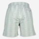 Green Wavy Pattern Swim Shorts - Image 2 - please select to enlarge image