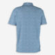 Blue Patterned Polo Shirt - Image 2 - please select to enlarge image