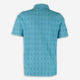 Blue Allover Polo Shirt - Image 2 - please select to enlarge image