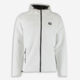 White Textured Zip Hoodie  - Image 1 - please select to enlarge image