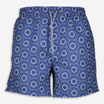 Blue Lyme Swim Shorts - Image 1 - please select to enlarge image