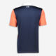 Orange Colorblock Golf Polo Shirt - Image 2 - please select to enlarge image