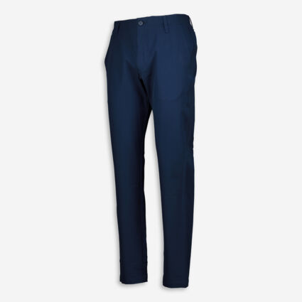Navy Tapered Trousers - Image 1 - please select to enlarge image