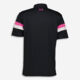 Black & Pink Striped Sports Polo Shirt - Image 2 - please select to enlarge image