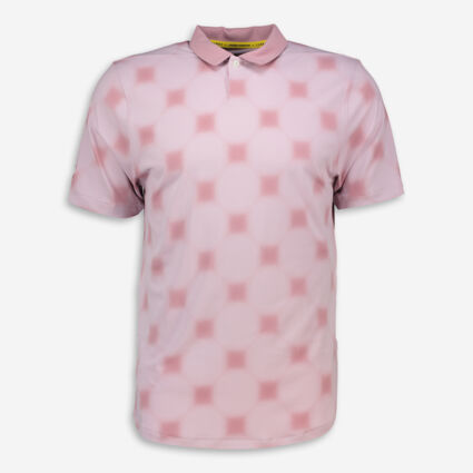 Pink Curry Printed Polo Shirt - Image 1 - please select to enlarge image