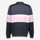 Navy & Lilac Midlayer Tech Zip Top - Image 2 - please select to enlarge image