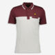 Red & Grey Colour Block Polo Shirt - Image 1 - please select to enlarge image