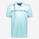 Blue Counter Stripe Polo Shirt  - Image 1 - please select to enlarge image
