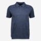 Blue Marl Polo Shirt  - Image 1 - please select to enlarge image