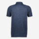Blue Marl Polo Shirt  - Image 2 - please select to enlarge image