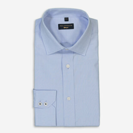 Blue Classic Formal Shirt - Image 1 - please select to enlarge image