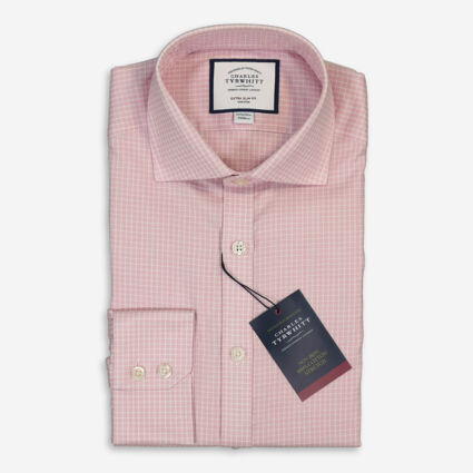 Pink Checked Classic Shirt  - Image 1 - please select to enlarge image