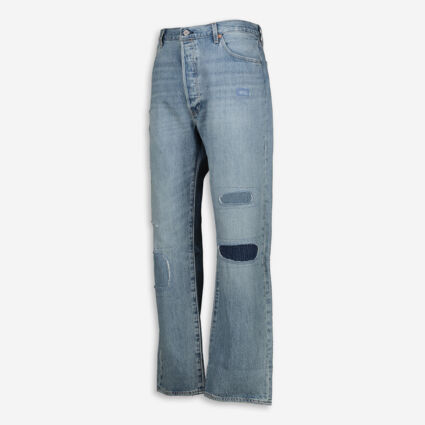 Blue 501 Straight Leg Fit Jeans  - Image 1 - please select to enlarge image