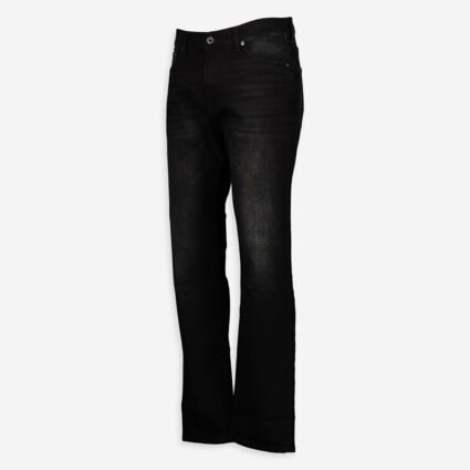 Black Regular Fit Denim Jeans - Image 1 - please select to enlarge image