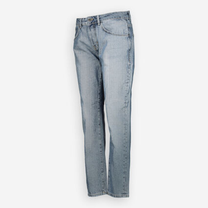 Blue Denim Straight Fit Jeans - Image 1 - please select to enlarge image