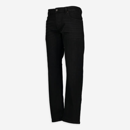 Black Safado Straight Jeans  - Image 1 - please select to enlarge image