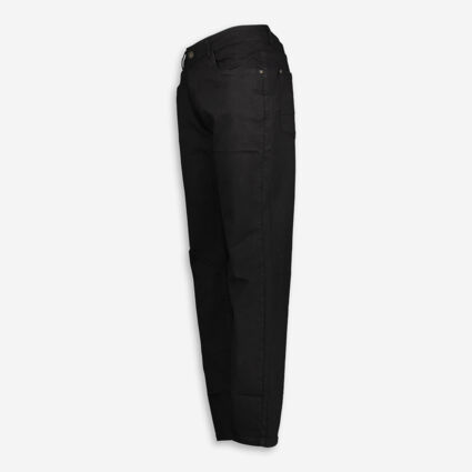 Black Straight Fit Jeans   - Image 1 - please select to enlarge image