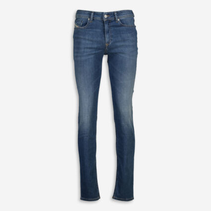 Blue Denim Skinny Fit Jeans - Image 1 - please select to enlarge image
