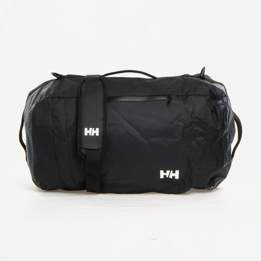 Black Grid Checkered Duffel Bag - Image 1 - please select to enlarge image