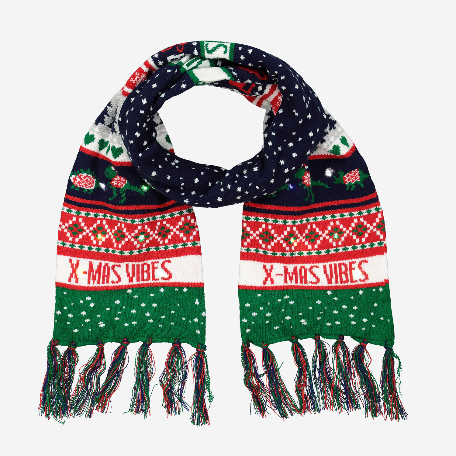 Multicolour LED Festive Scarf TK Maxx UK