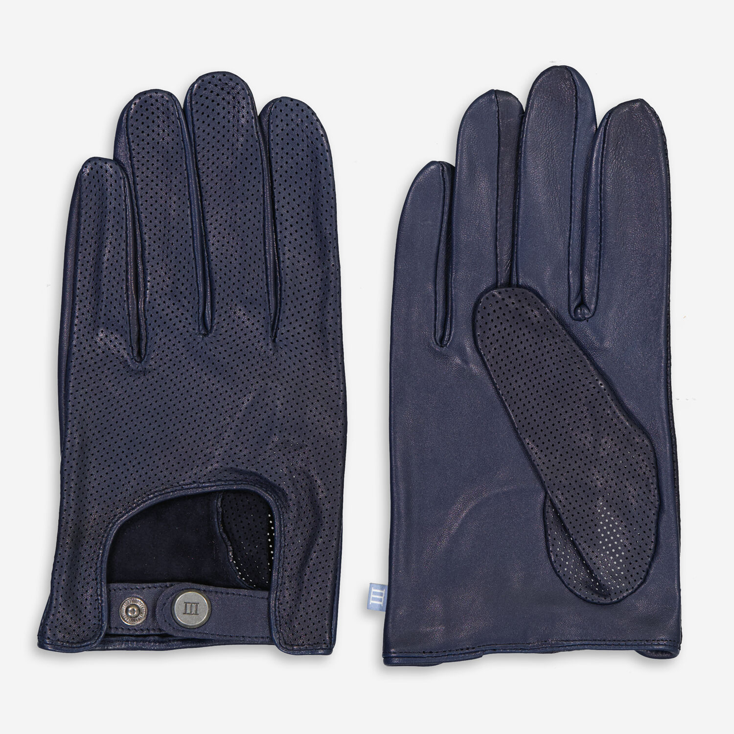 Dunkelblaue Auto-Handschuhe aus Schaffell - TK Maxx at