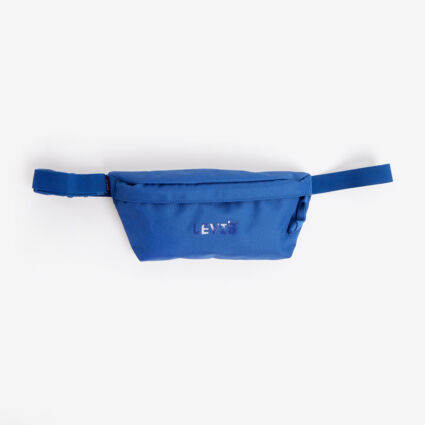 Blue Branded Sling Bag  - Image 1 - please select to enlarge image
