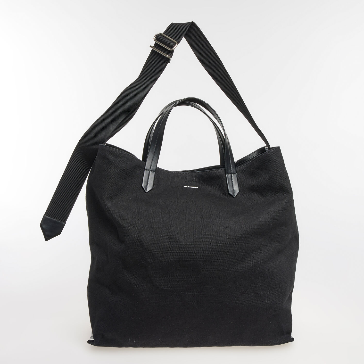 Black Canvas Tote Bag - TK Maxx UK