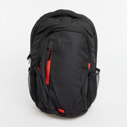 Black Commuter Backpack  - Image 1 - please select to enlarge image
