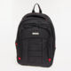 Black & Red Trim Backpack - Image 1 - please select to enlarge image