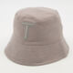 Grey Logo Bucket Hat - Image 1 - please select to enlarge image