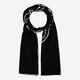 Black & White Logo Scarf - Image 1 - please select to enlarge image