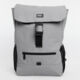 Grey Top Flap Backpack  - Image 1 - please select to enlarge image