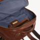 Brown Leather Backpack  - Image 3 - please select to enlarge image