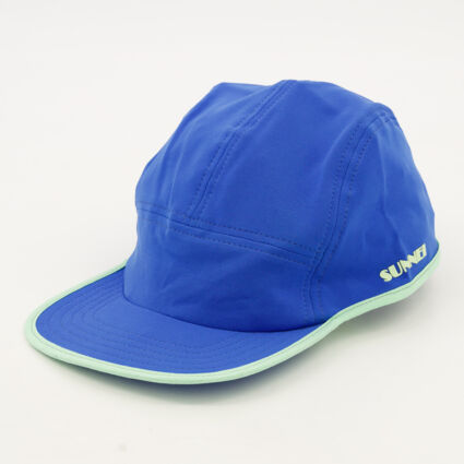 Electric Blue Five Panel Cap  - Image 1 - please select to enlarge image