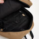 Khaki Canvas Backpack - Image 3 - please select to enlarge image
