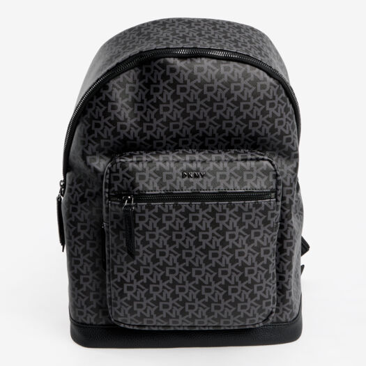 Grey Typography Tile Pattern Backpack - Image 1 - please select to enlarge image