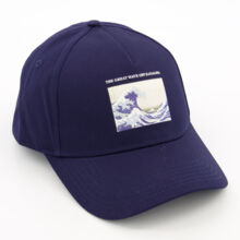 Navy Hokusai Great Wave Baseball Cap