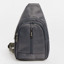 Grey Satin Sling Bag