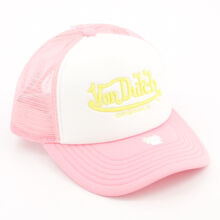 White & Pink Atlanta Trucker Cap