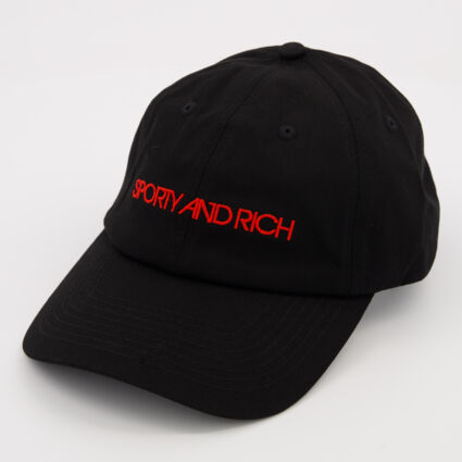 Black Logo Cap - Image 1 - please select to enlarge image