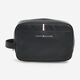 Black Textured Panelled Washbag - Image 1 - please select to enlarge image