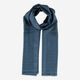 Blue Patterned Silk Scarf - Image 1 - please select to enlarge image