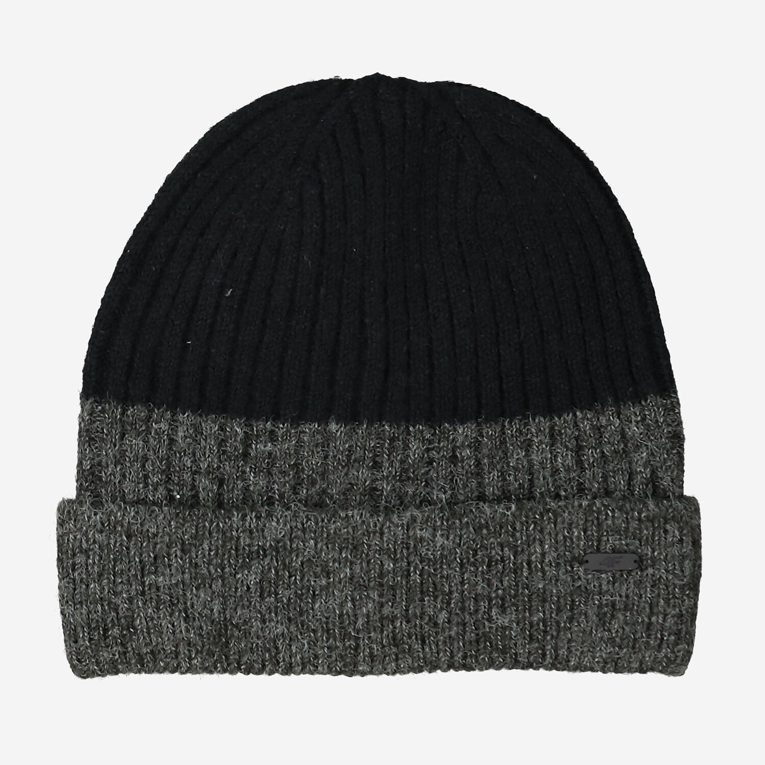 Black Ribbed Beanie TK Maxx UK - Main Image