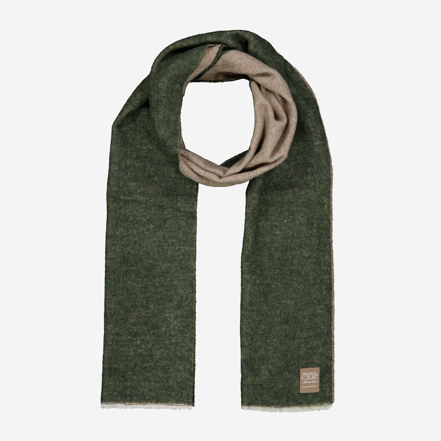 Green Beige Reversible Scarf TK Maxx UK