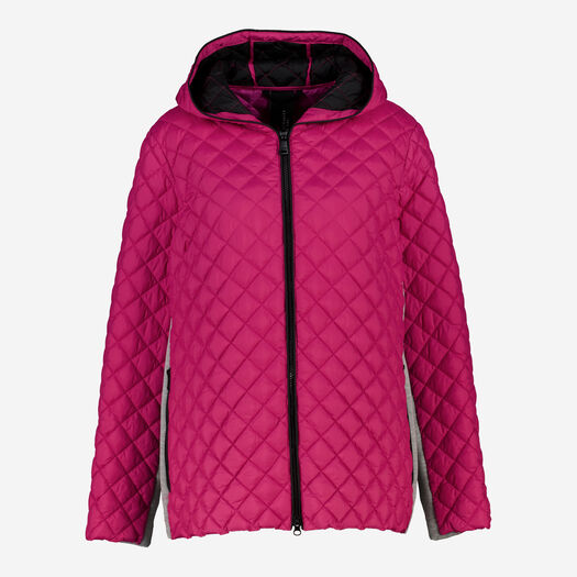 Rosafarbene Jacke mit Kapuze - Bild 1 - bitte auswählen, um das Bild zu vergrößern