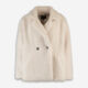 Champagne Izzy Faux Shearling Coat  - Image 1 - please select to enlarge image